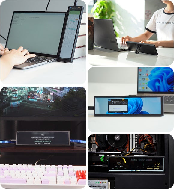 Mac OS・Windows・Android対応超ポータブルワイドモニター