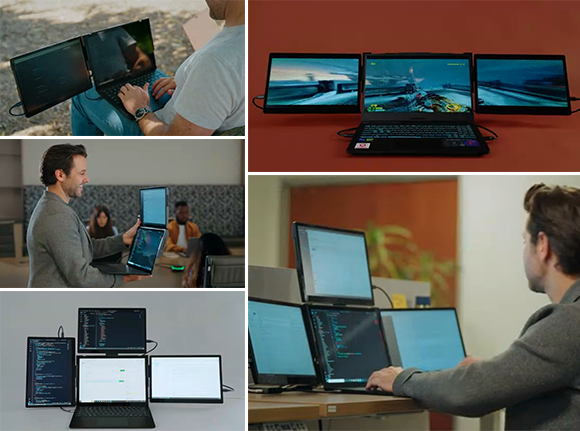 自作PC　配信　トリプルディスプレイで快適 自作PC 配信 トリプルディスプレイで快適 裏技！ノートパソコンに