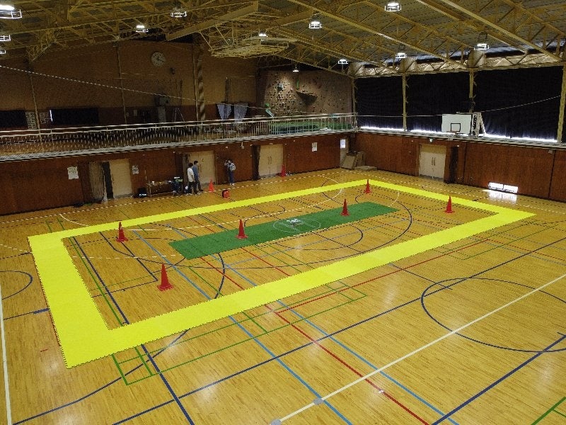 東京高専ドローン研究会支部実地講習・二等修了試験会場その１