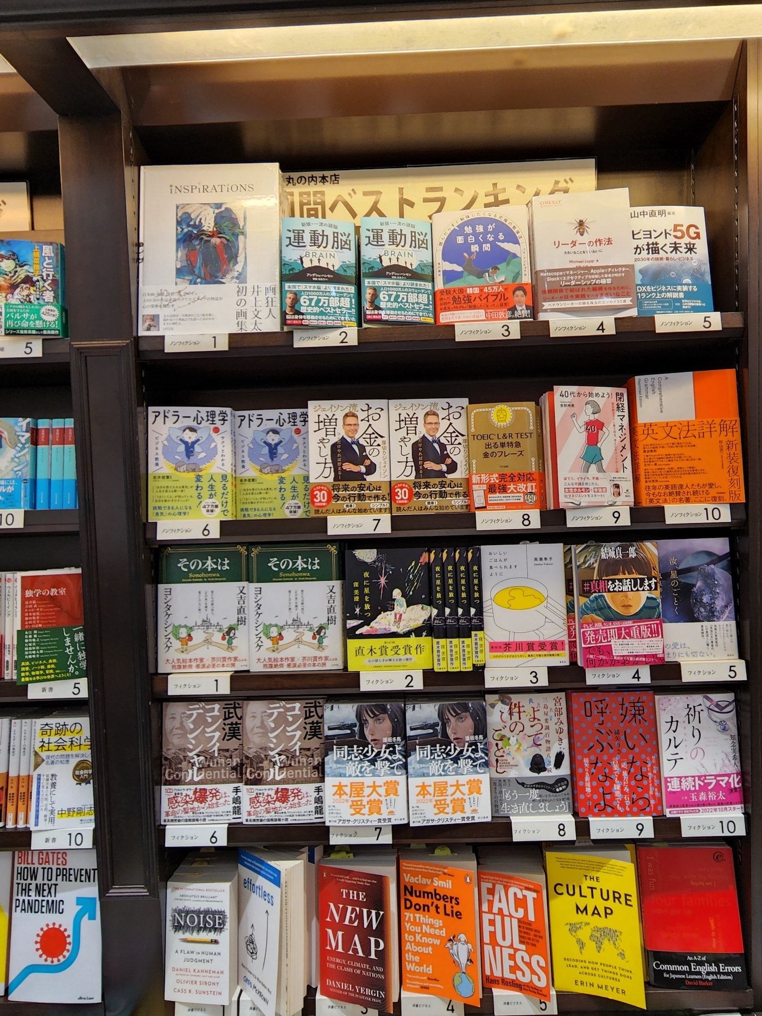 丸善丸の内本店週間ランキング1位に！