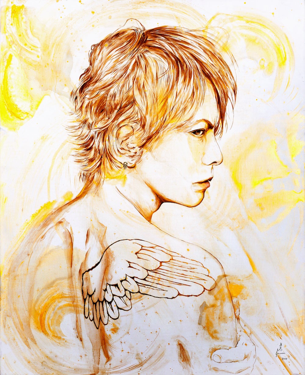 画家、井上文太初の画集『閃き 〜 INSPIRATIONS 〜画狂人 井上