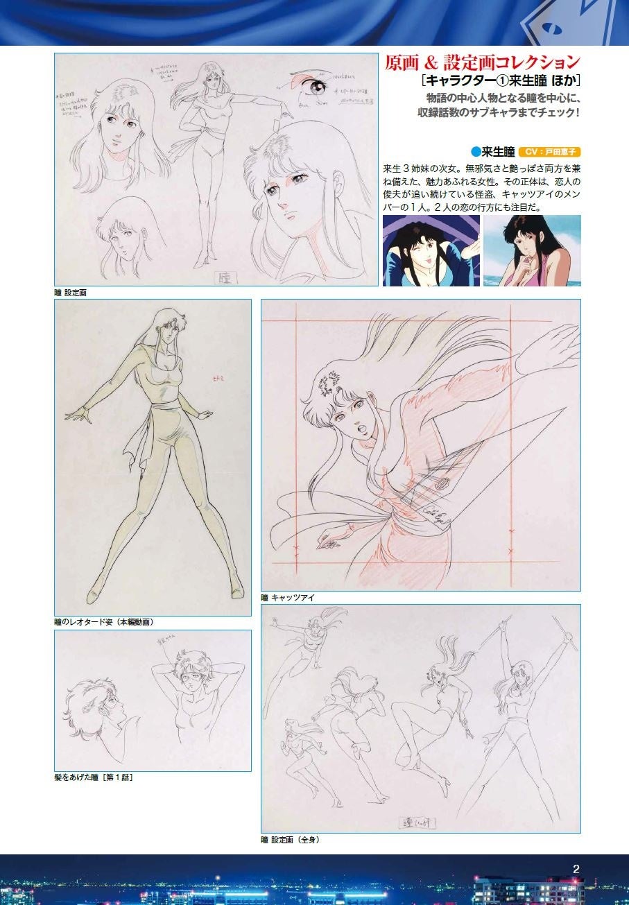 『キャッツ・アイ COMPLETE DVD BOOK vol.1』　©北条司／コアミックス・TMS 1983