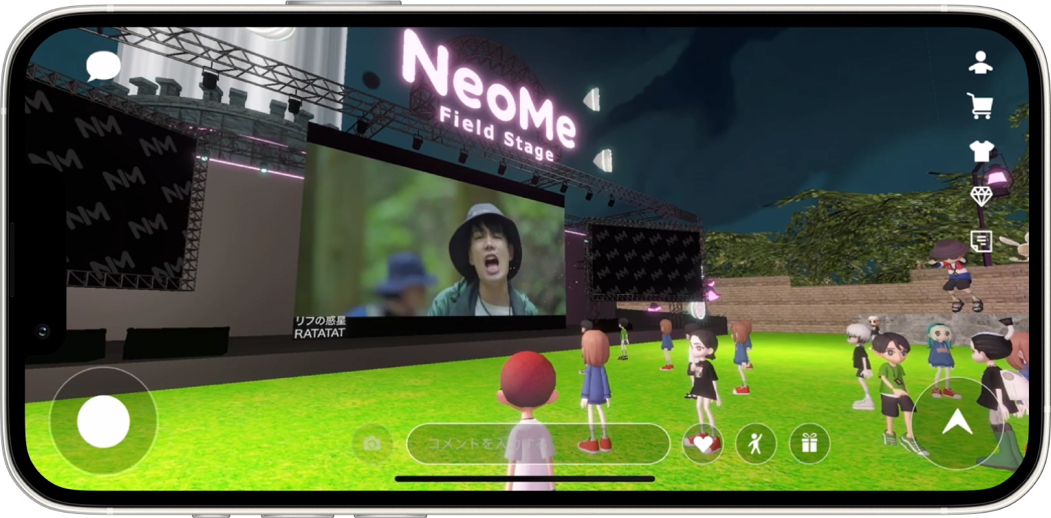 バーチャルライブのイメージ