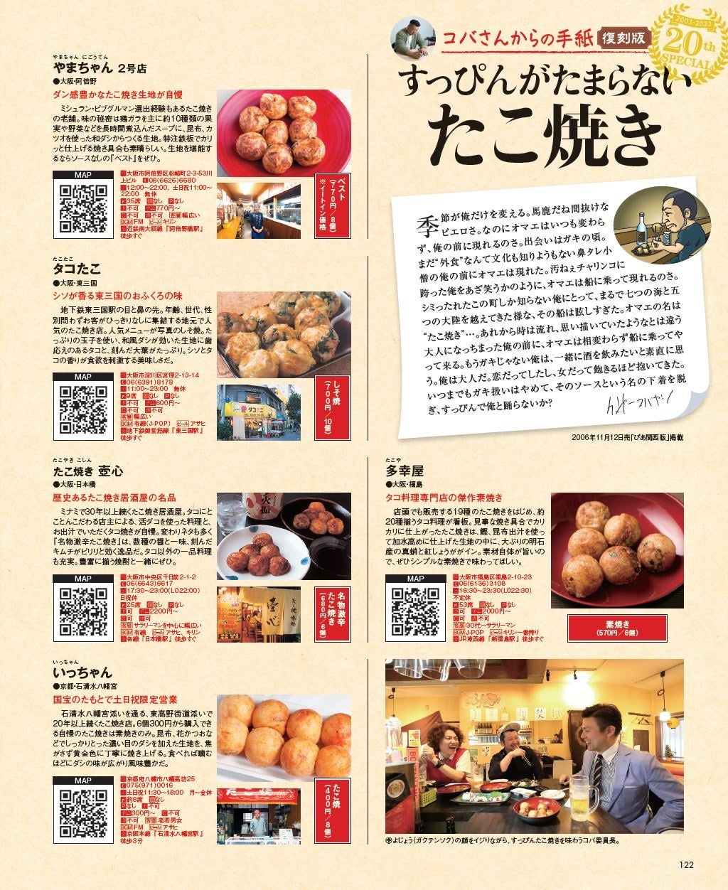 『ケンドーコバヤシのたまらない店 20周年SPECIAL』（ぴあ）