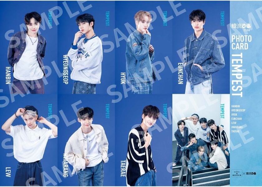 韓流ぴあ11月号_HMV限定PHOTOCARD_TEMPEST