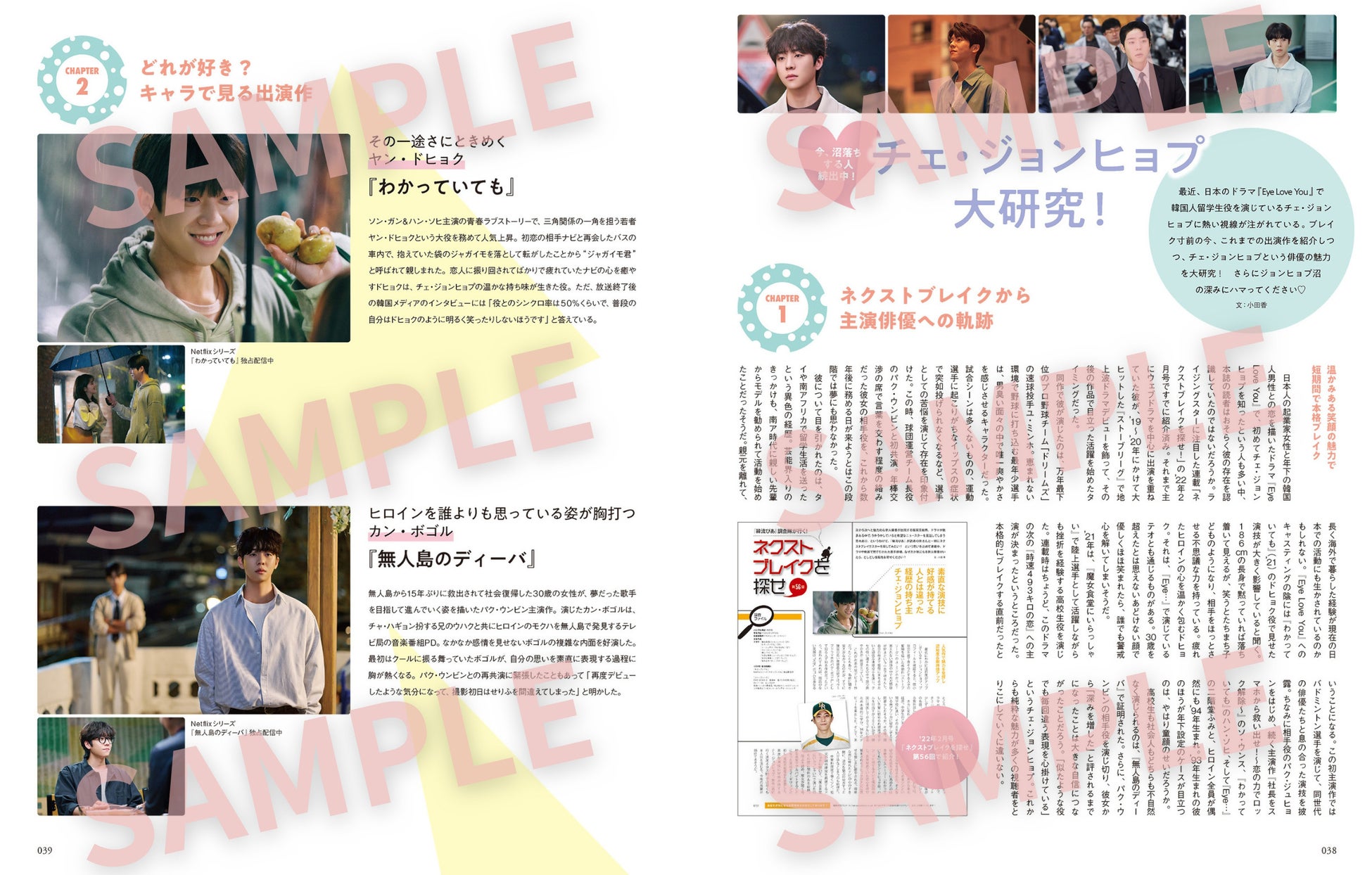 韓流ぴあ5月号_今、沼落ちする人続出中 チェ・ジョンヒョプ大研究!