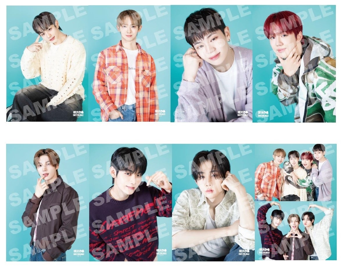 韓流ぴあ5月号_韓流ぴあSHOP限定  L判8枚セット生写真 EVNNE