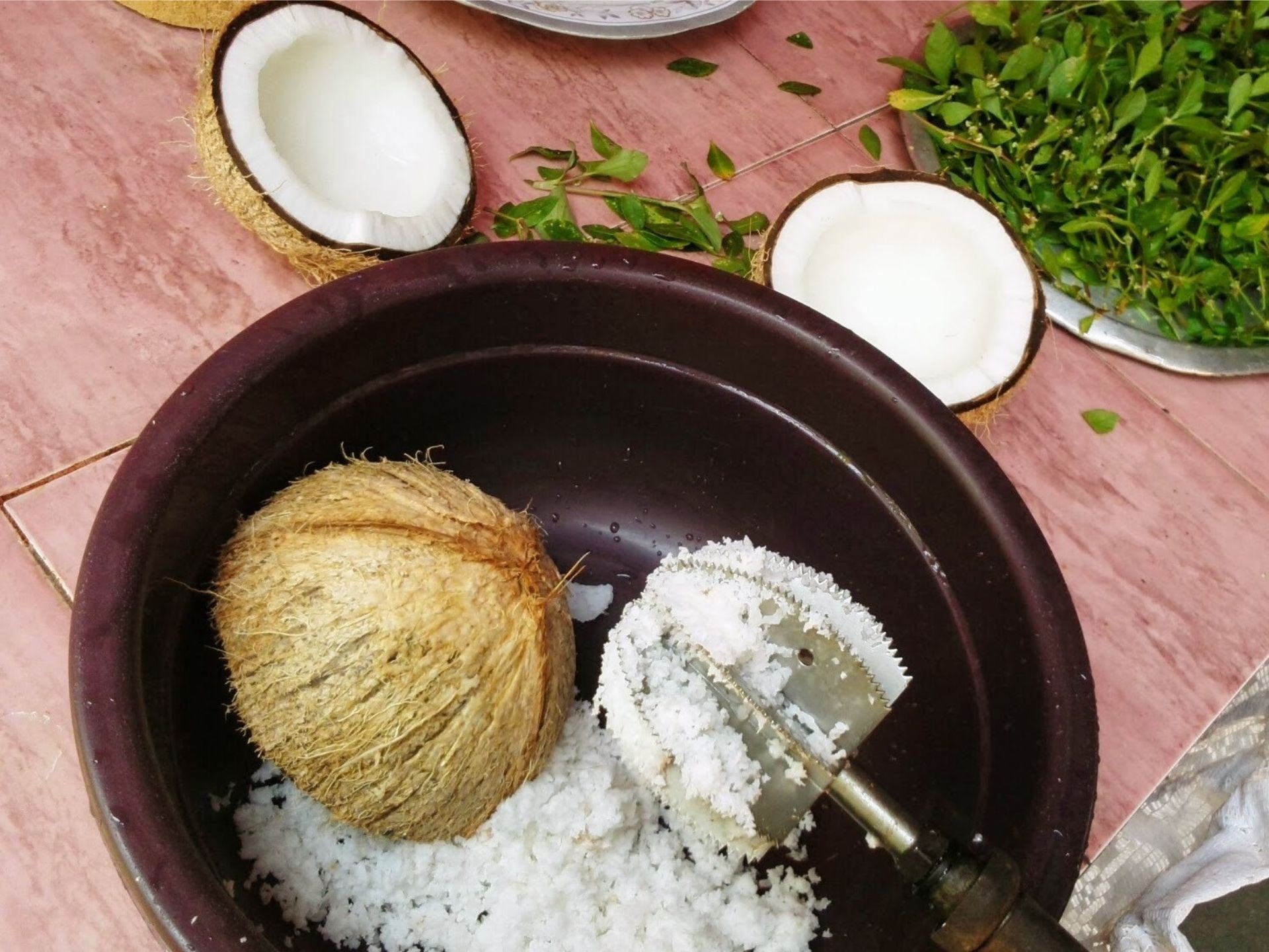 スリランカ料理に欠かせないココナッツ