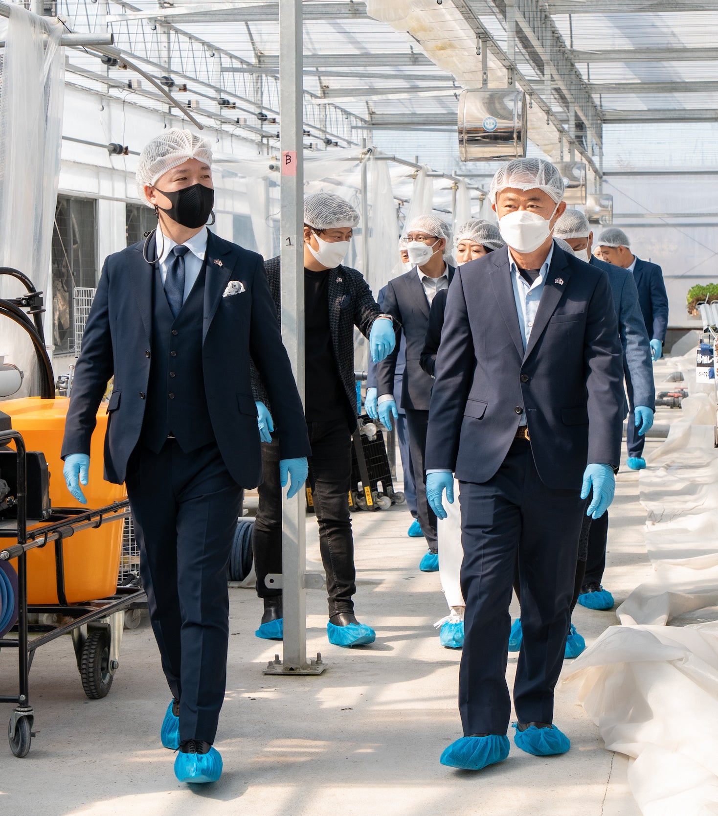 株式会社ヤオコー(農業部門)視察時の写真