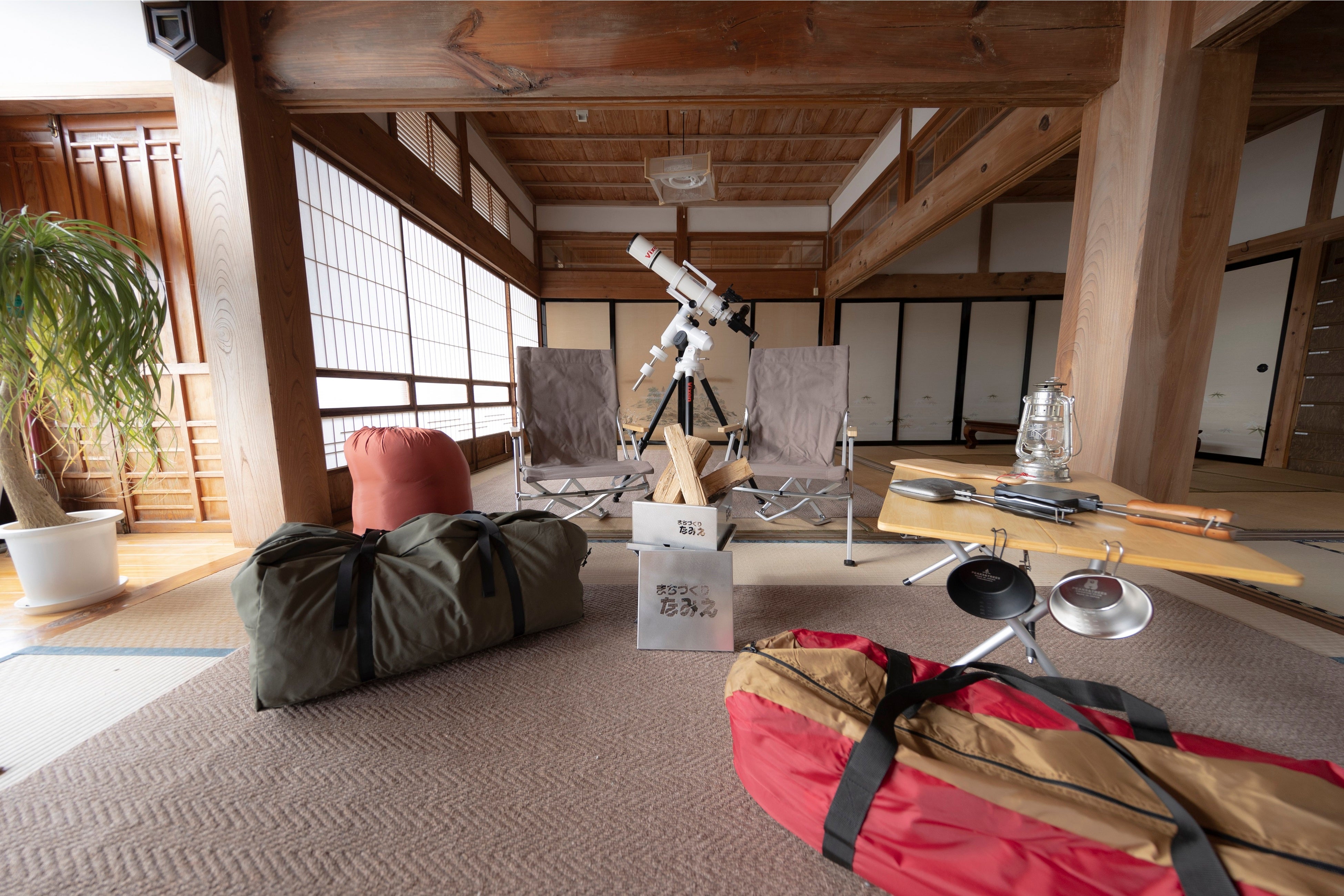 ▼浪江町 古民家キャンプ場「TATSUNO BASE」