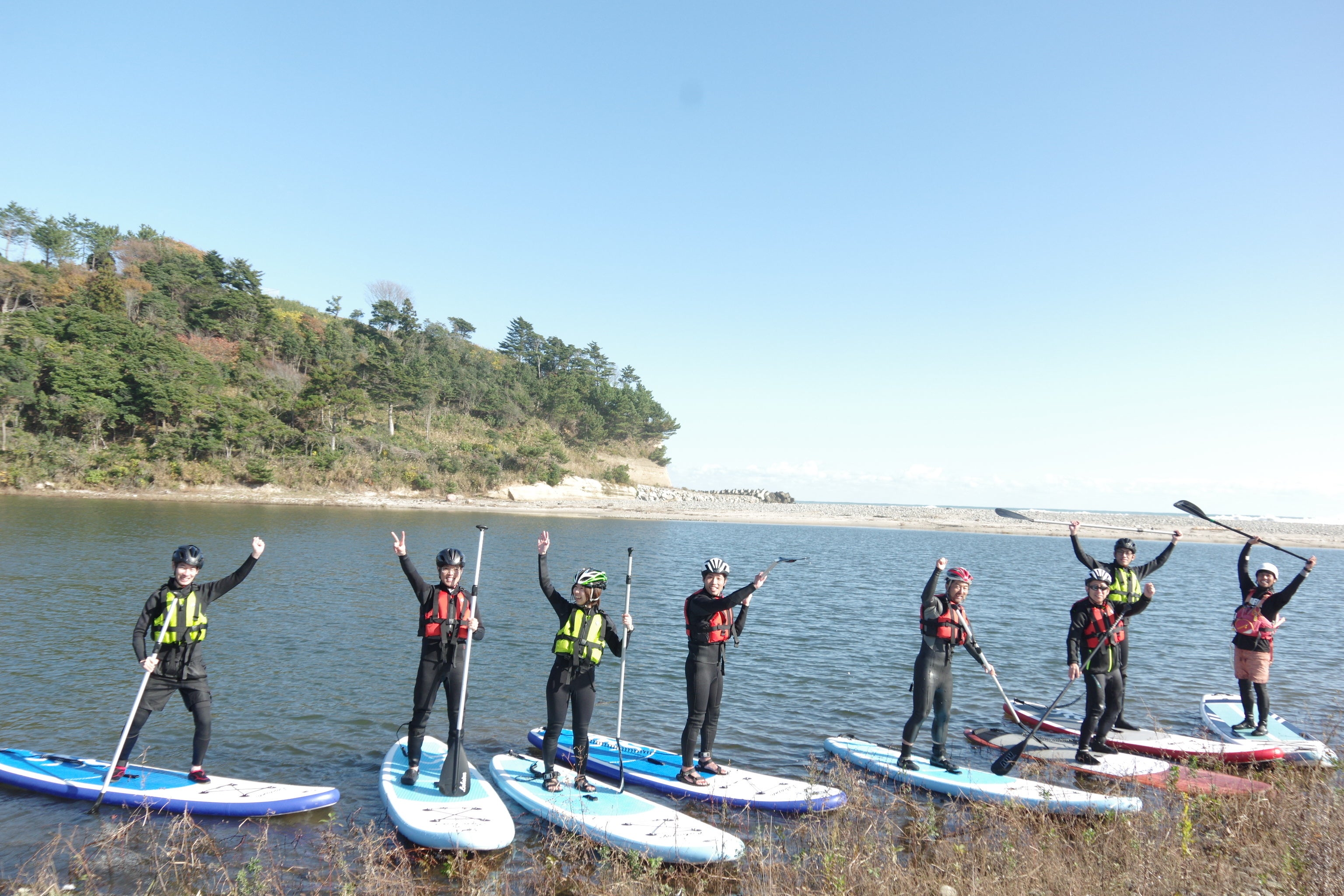 楢葉町　SUP体験