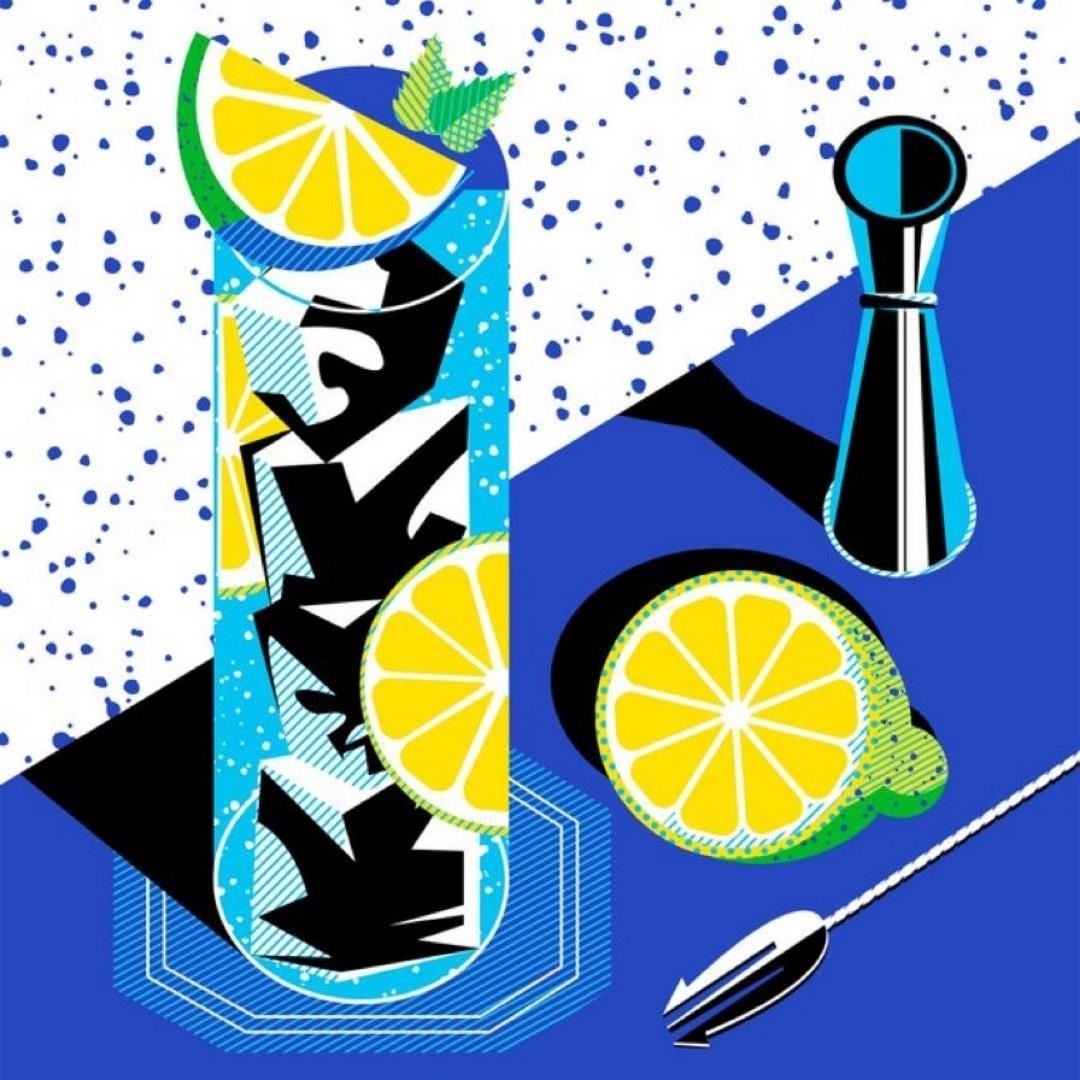 かきたてる好奇心」をテーマにした「ジントニック・アートグラス