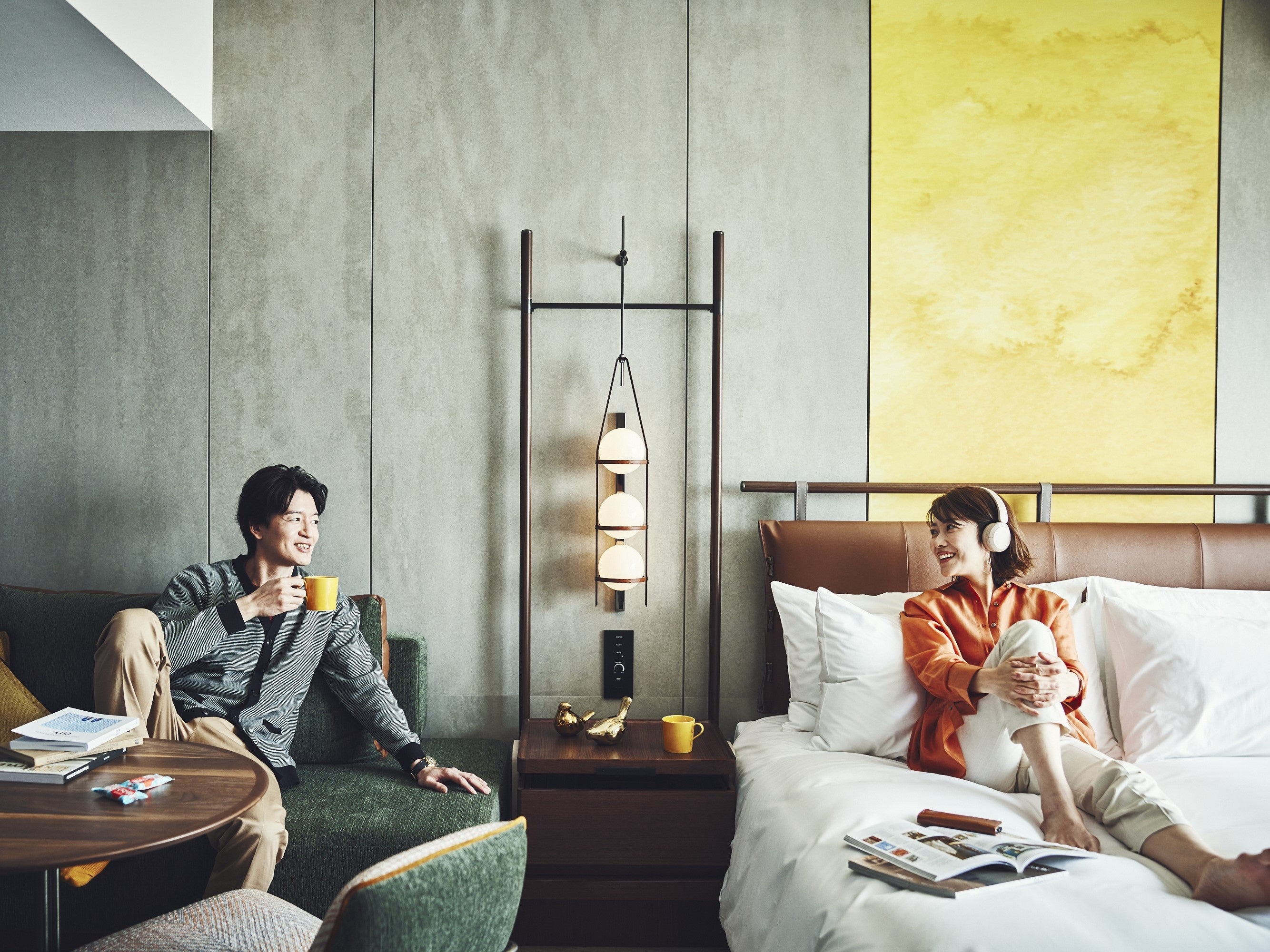 グランドルーム　キングベッド　畳コーナー