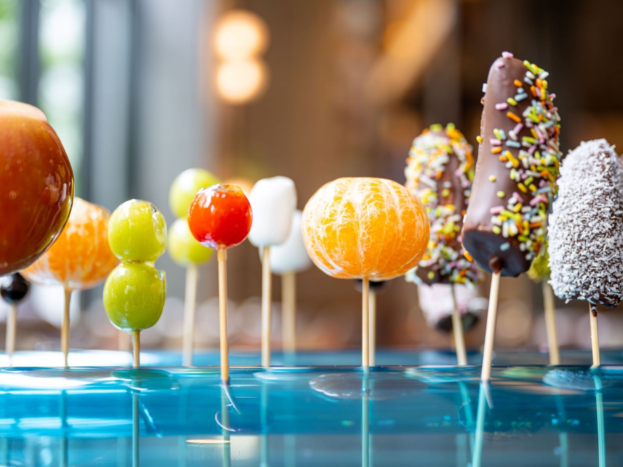 フルーツ飴＆チョコバナナ