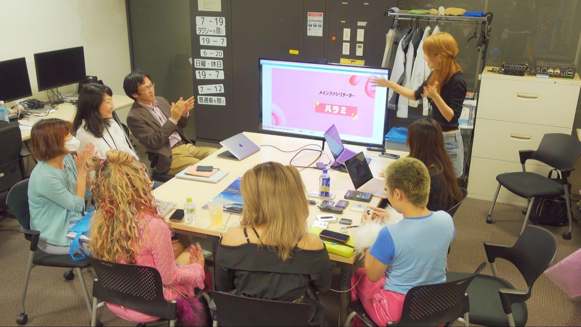 「ギャル式ブレスト®︎」実施中の様子