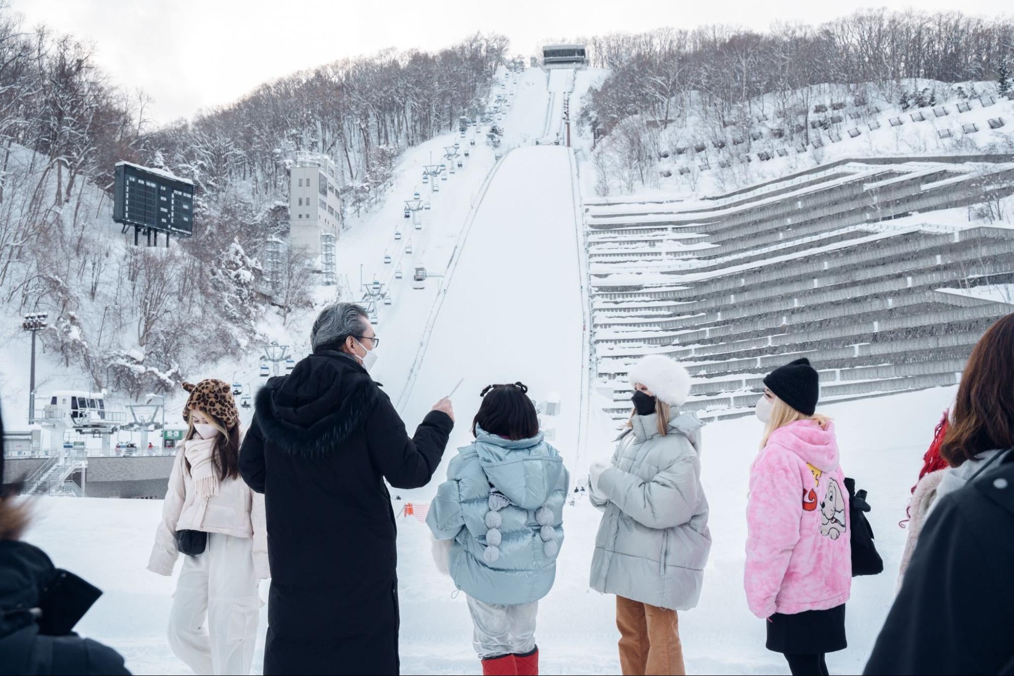 ギャル式街歩きでの様子