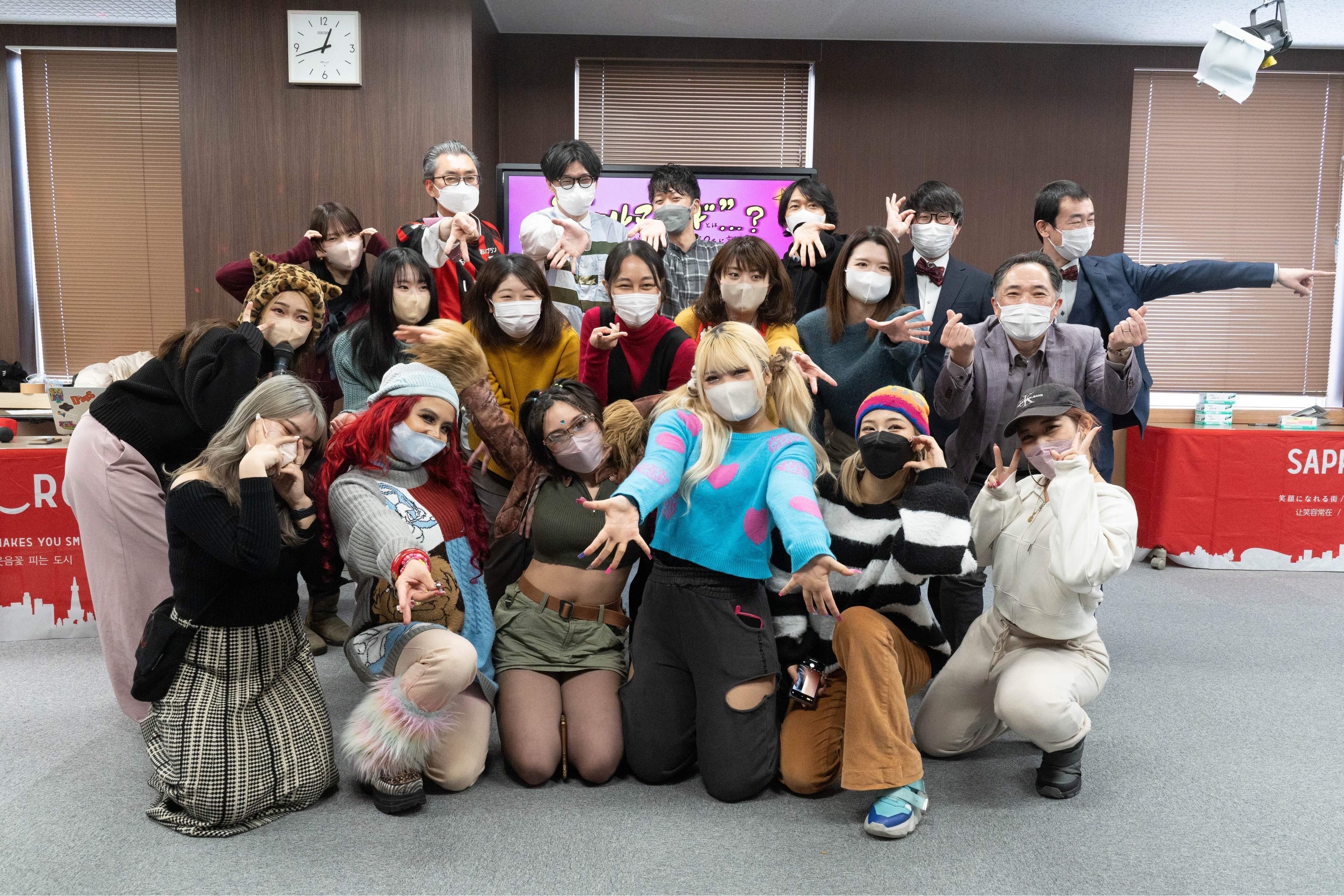 （ご参加いただいた札幌市広報部の皆さまと）