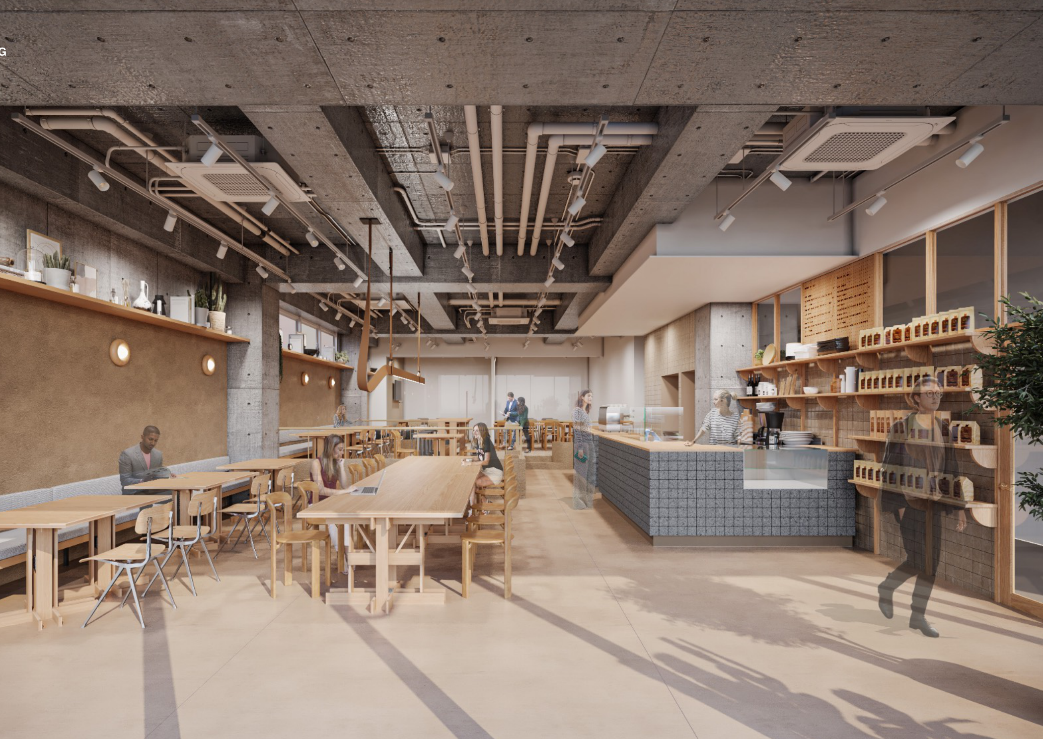 1Fカフェスペース