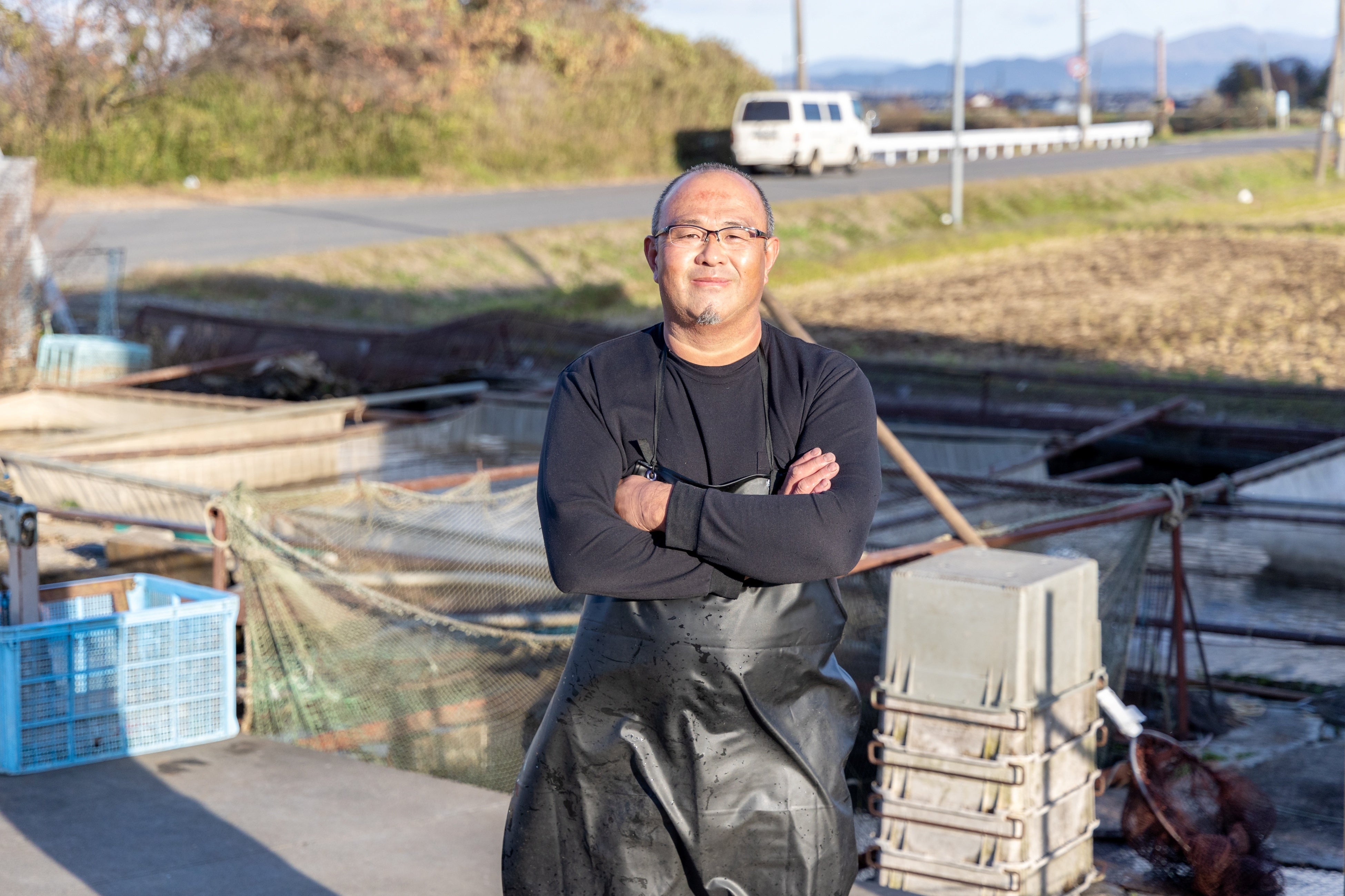 有限会社廣瀬養鯉場　代表取締役　廣瀬一臣さん
