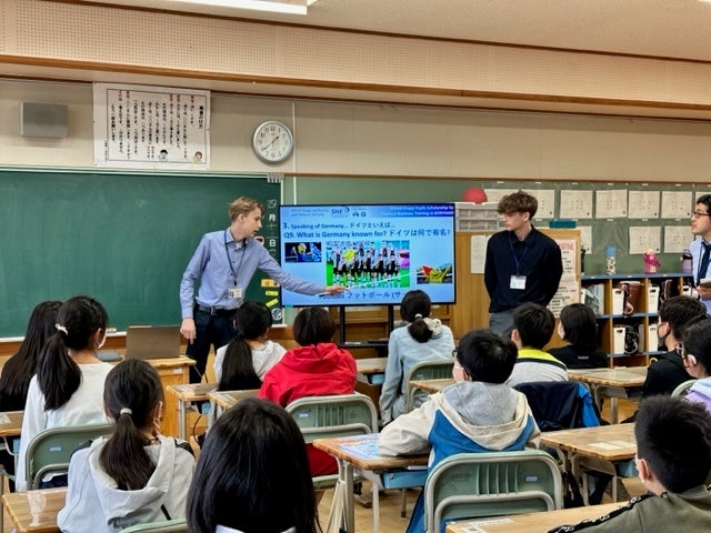 行健第二小学校での出前授業