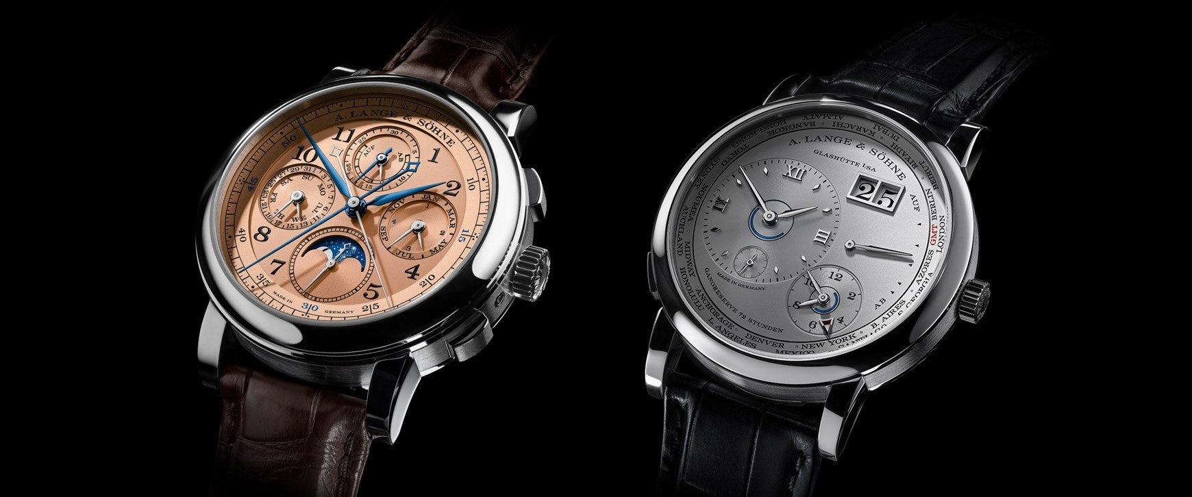 A.ランゲ＆ゾーネ】エレガントな二針の機械式時計に二つの特別