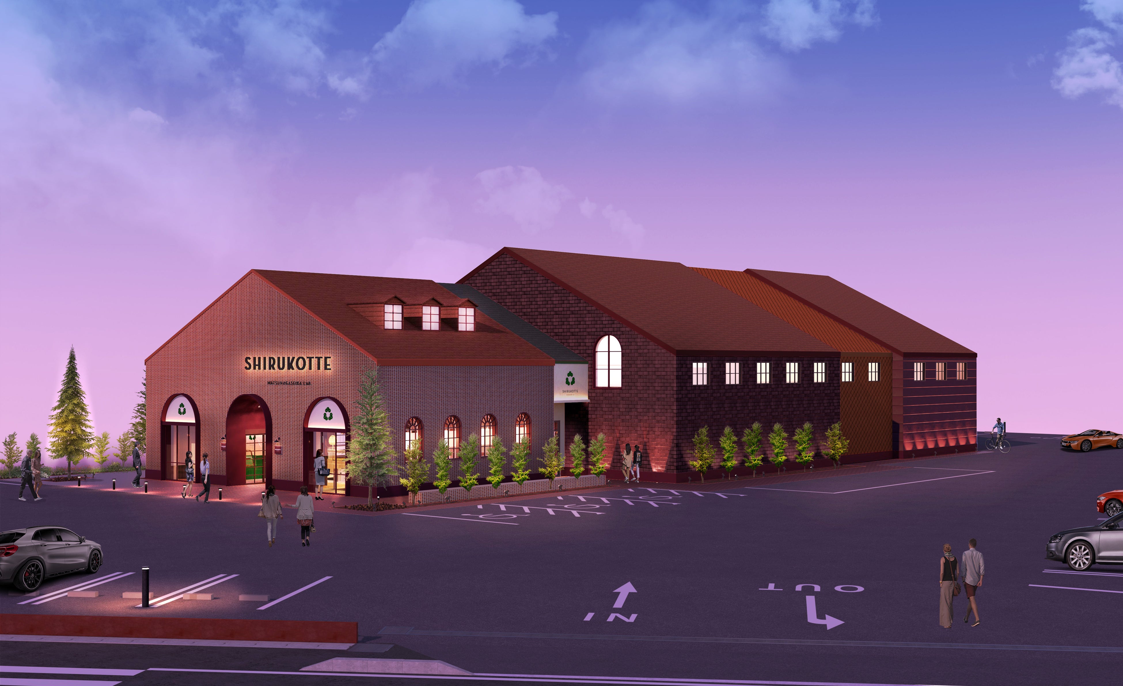 店舗　外観(夜)