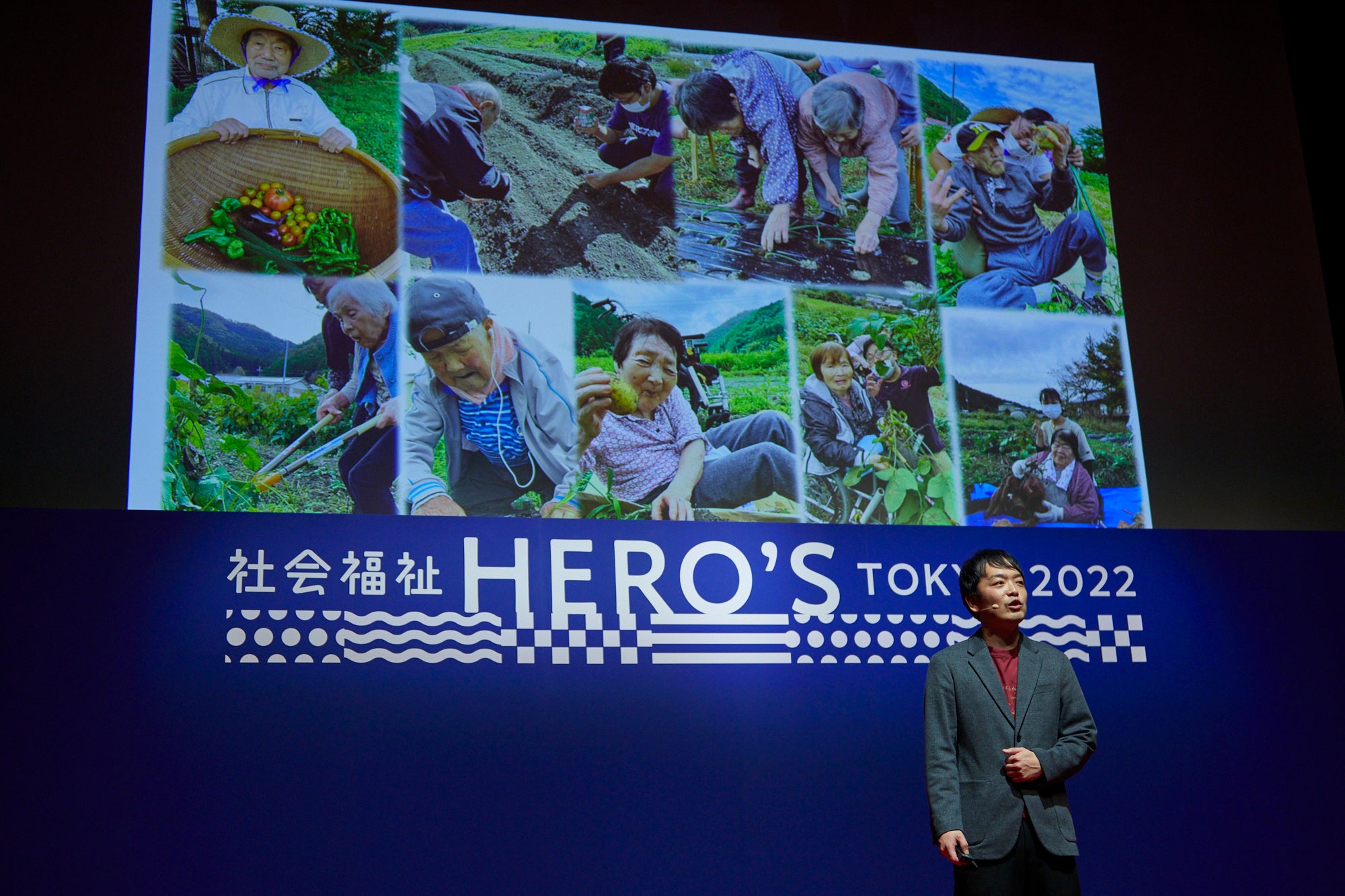 2月28日に開催した「社会福祉ヒーローズ トーキョー 2022」 ベストヒーロー賞に輝いた稲葉さん