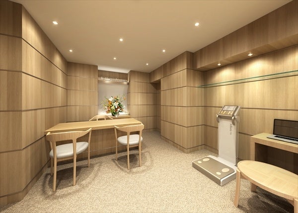 ウェルネス・ラウンジ完成予想CG