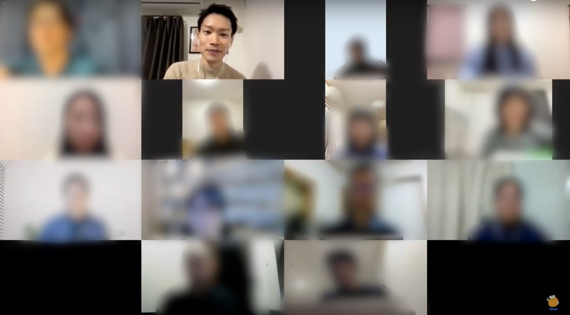 オンライングループワークの様子