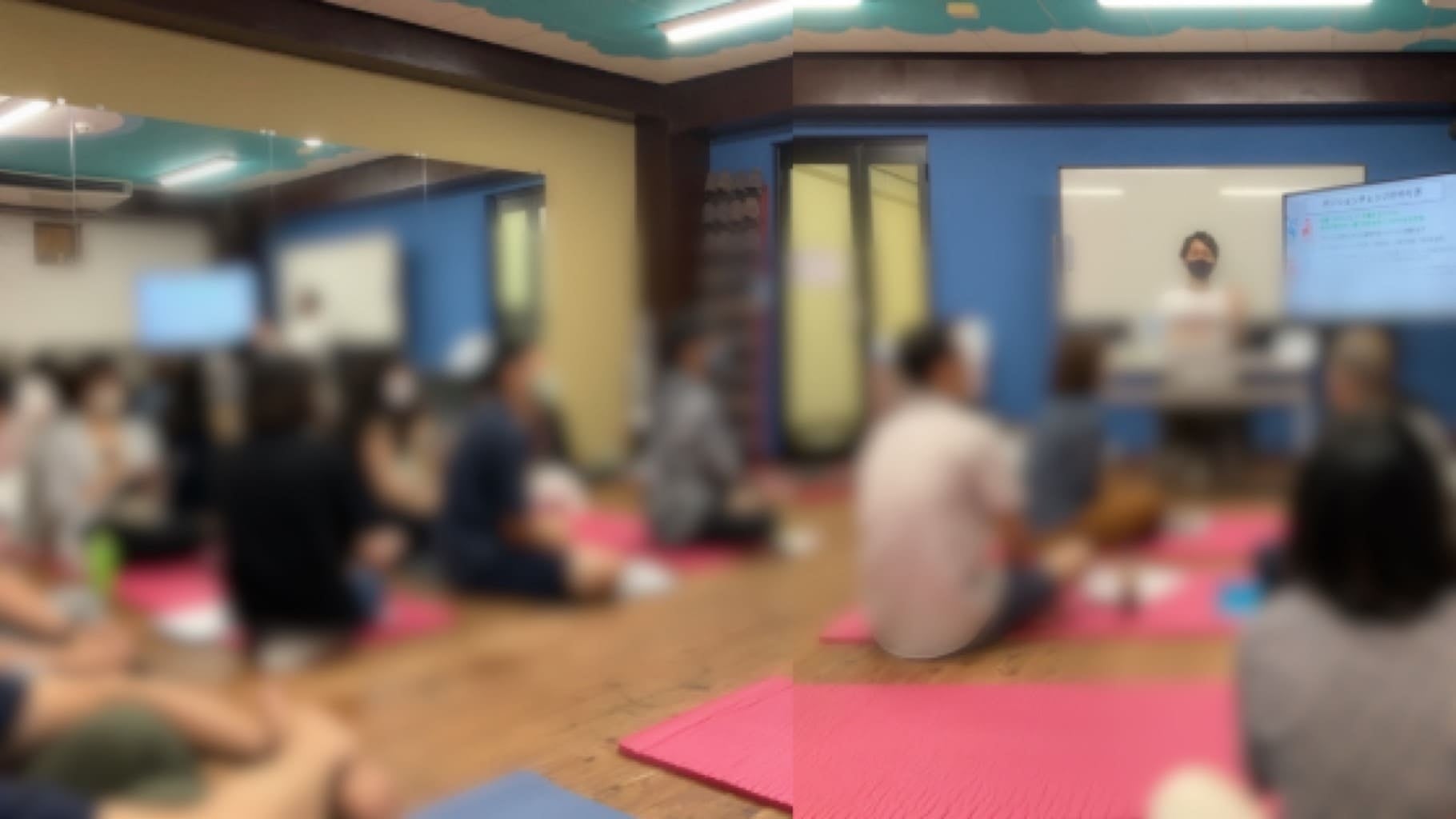 オフラインの現地でのグループワークの様子