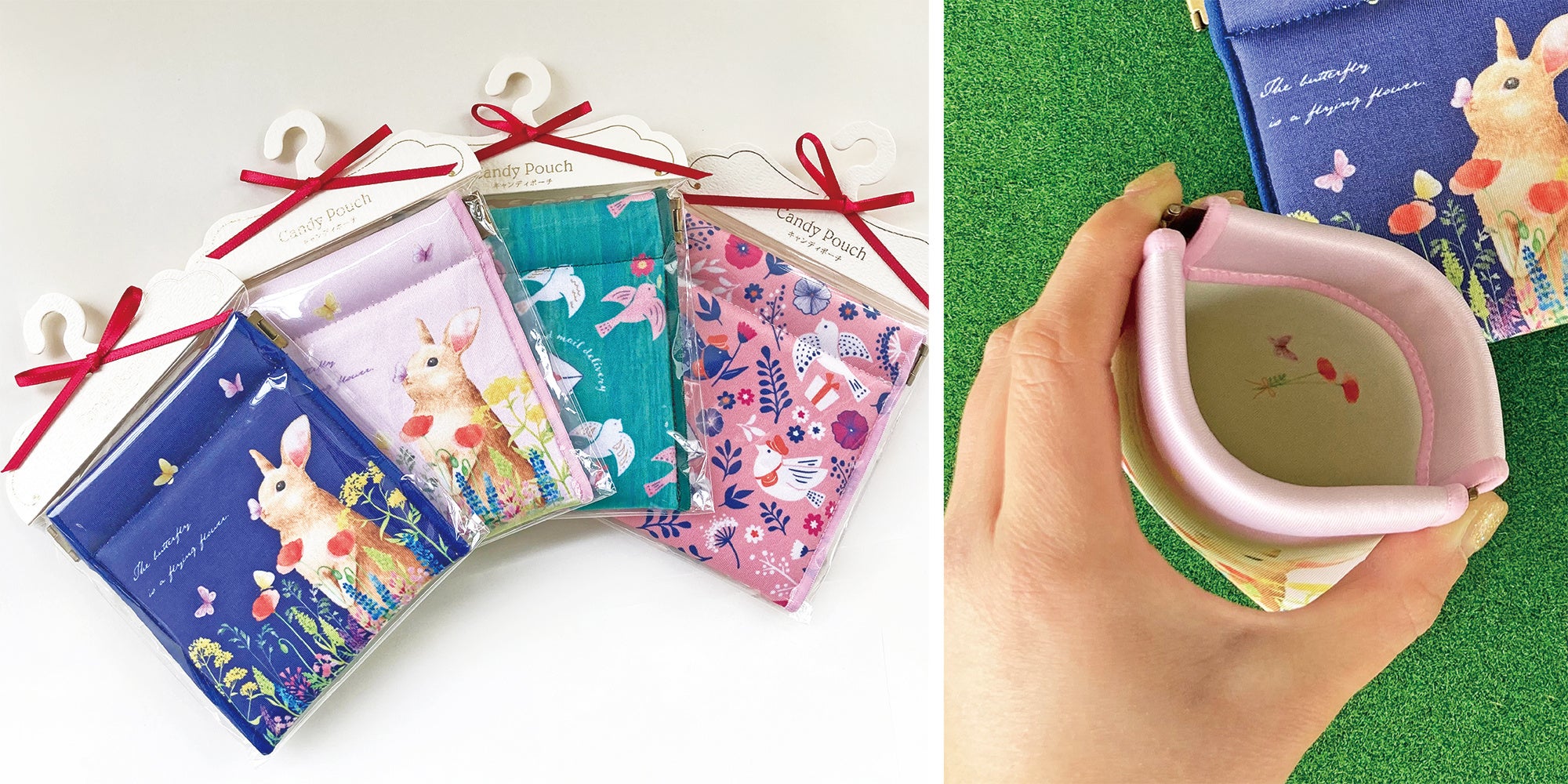 春の新デザイン4種類（キャンディポーチ）
