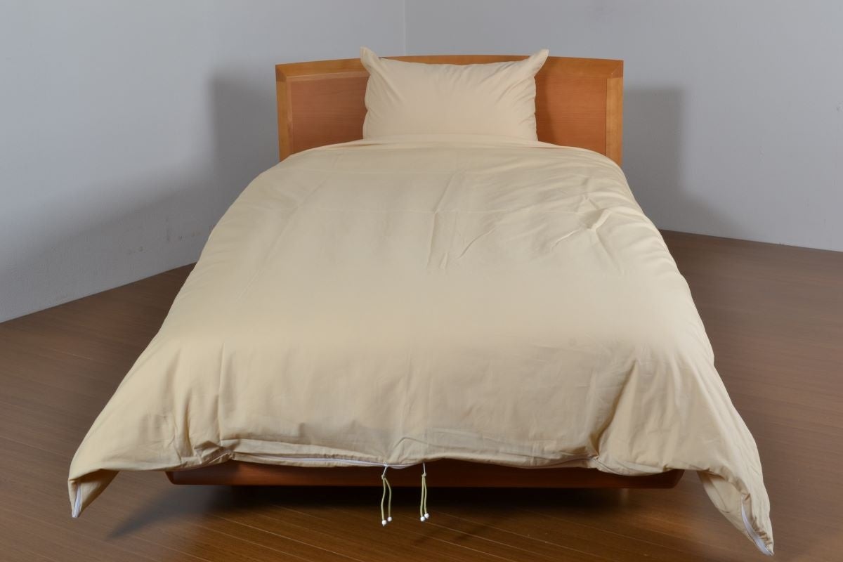 ぐるっと楽々ふとんカバー　ベージュ