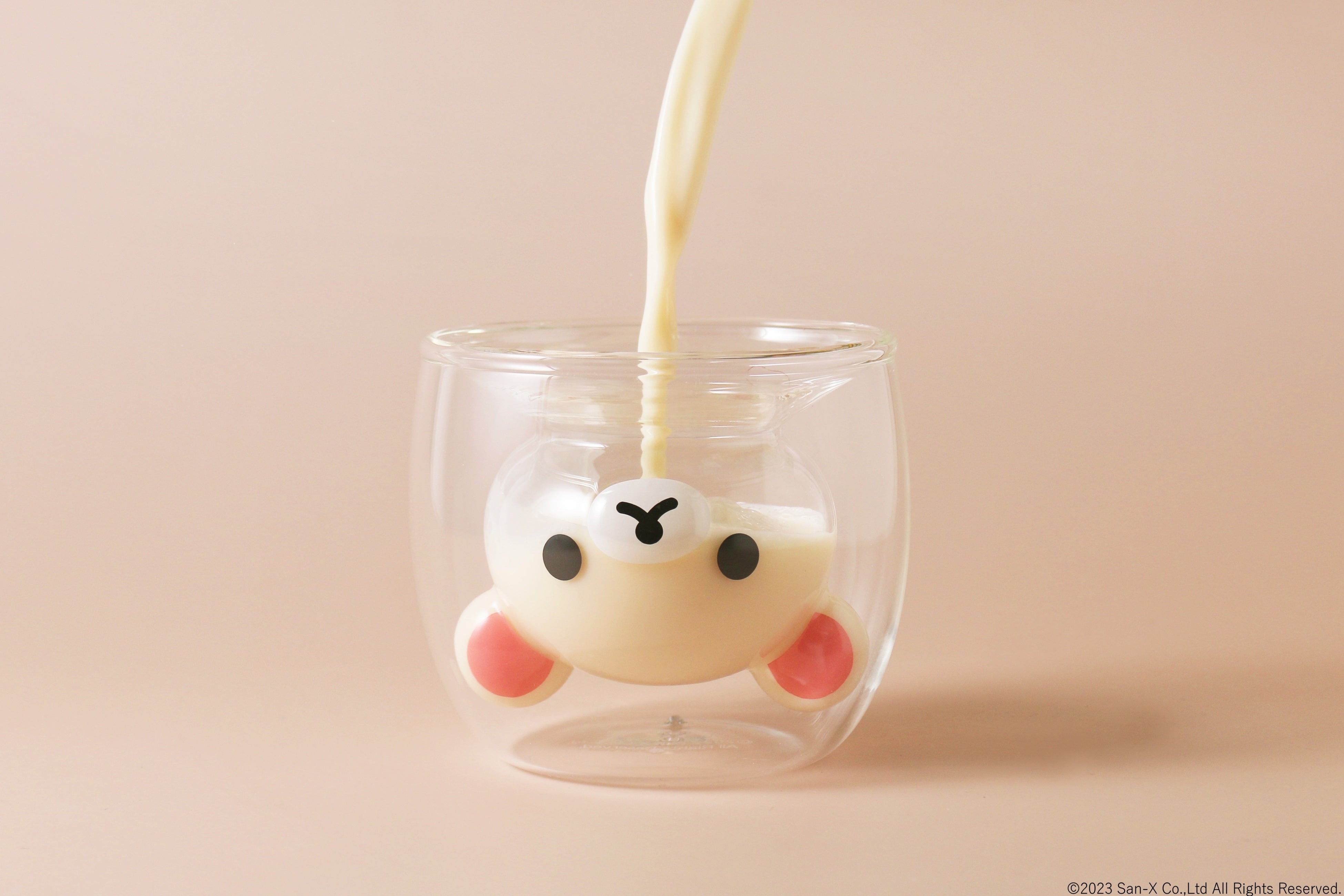 「コリラックマ」ダブルウォールグラス