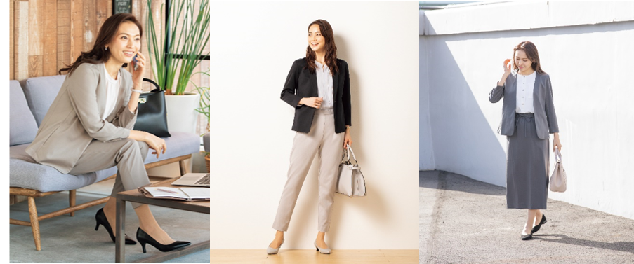 Aoki レディーススーツ ジャケット スカート パンツ Seal限定商品