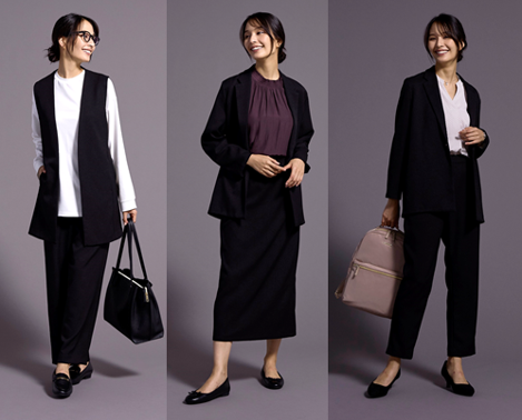 ORIHICA「らくちんセットアップ」にトレンドのジレスタイルが