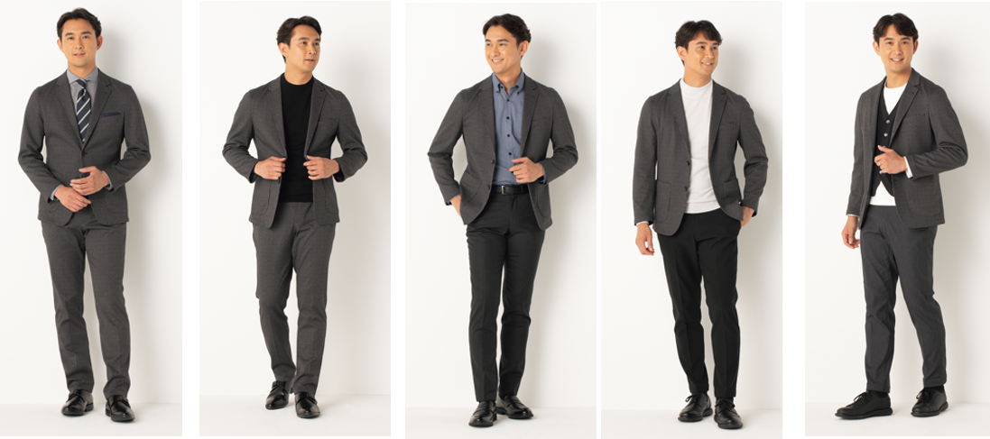 パジャマスーツ】プレミアム 日本製素材 尾州ウールブレンドジャケット