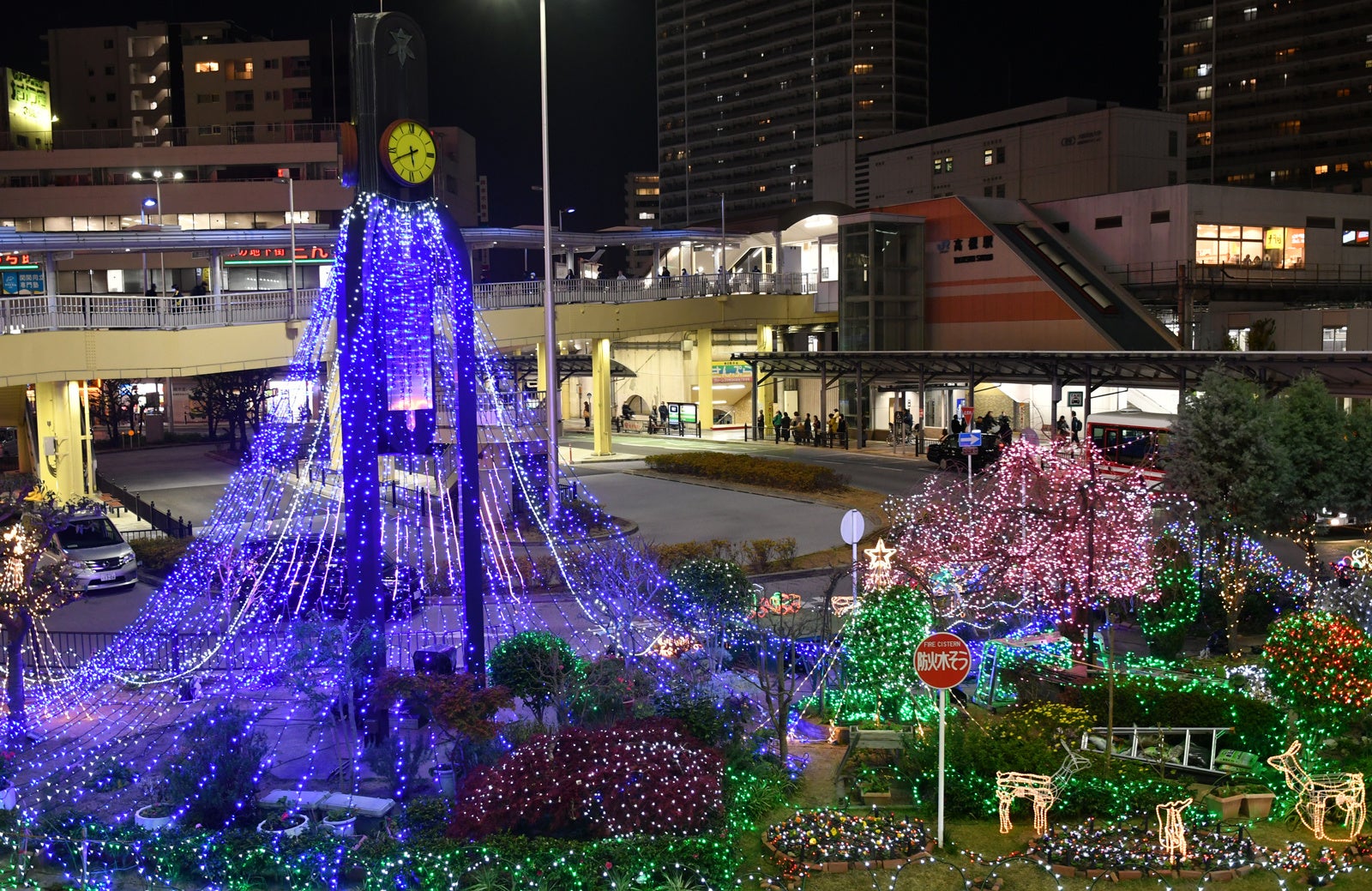 1)　夜のイルミネーション 4K] 夜の東京散歩クリスマスイルミネーション (1) 2020 Tokyo
