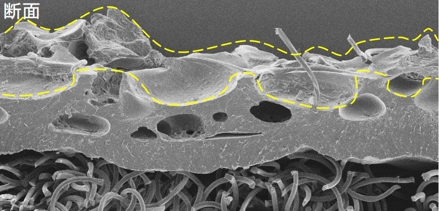 旧スベリ止め（マイクロフィニッシュ）断面図