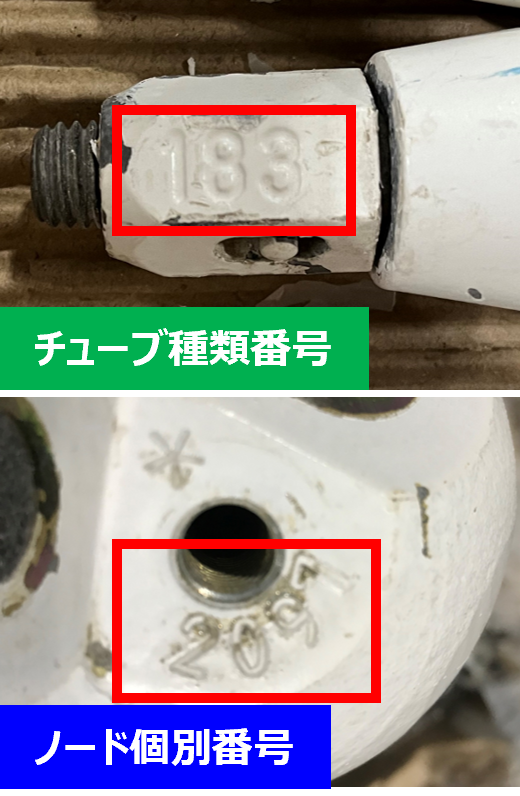 WPチューブ・ノード番号表記