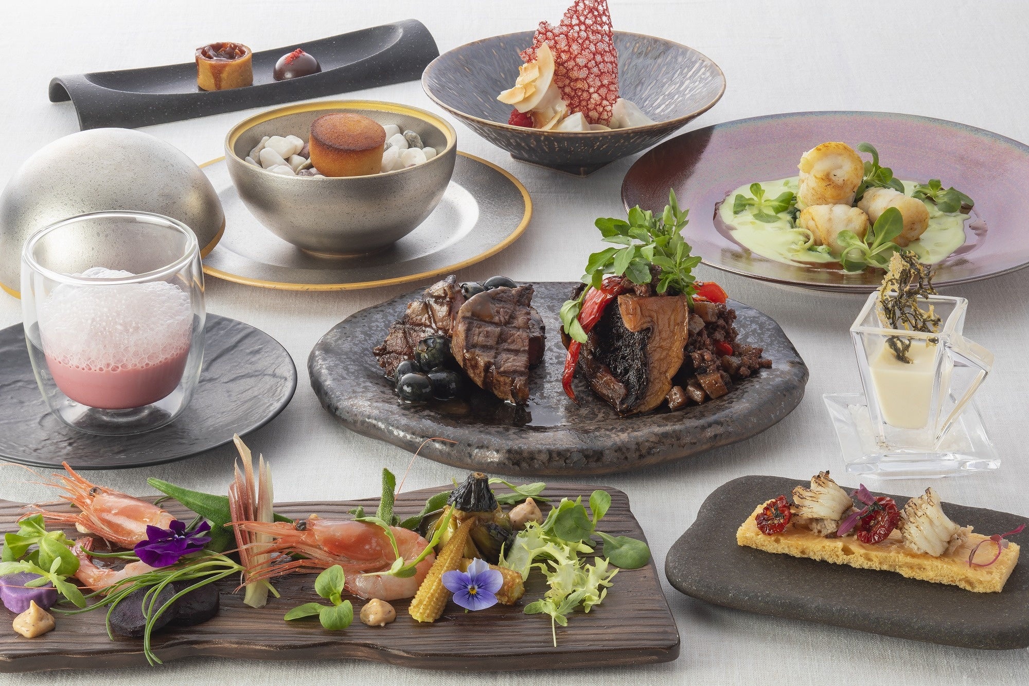 神戸ベイシェラトン ホテル＆タワーズ 「ダイニングKobe Grill」料理長 中村 亮之　（画像はディナーコース）