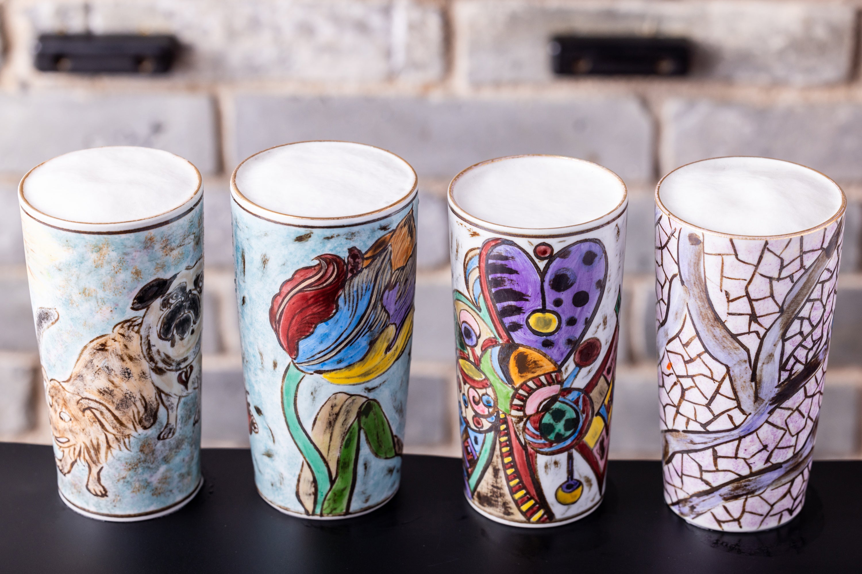 九谷焼のグラス