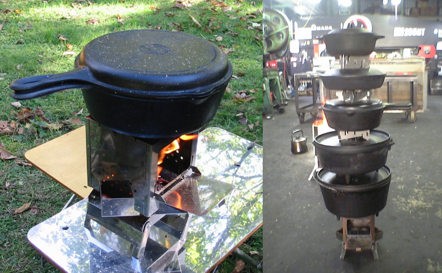 「ちび火君」は複数のダッチオーブンもこのとおり