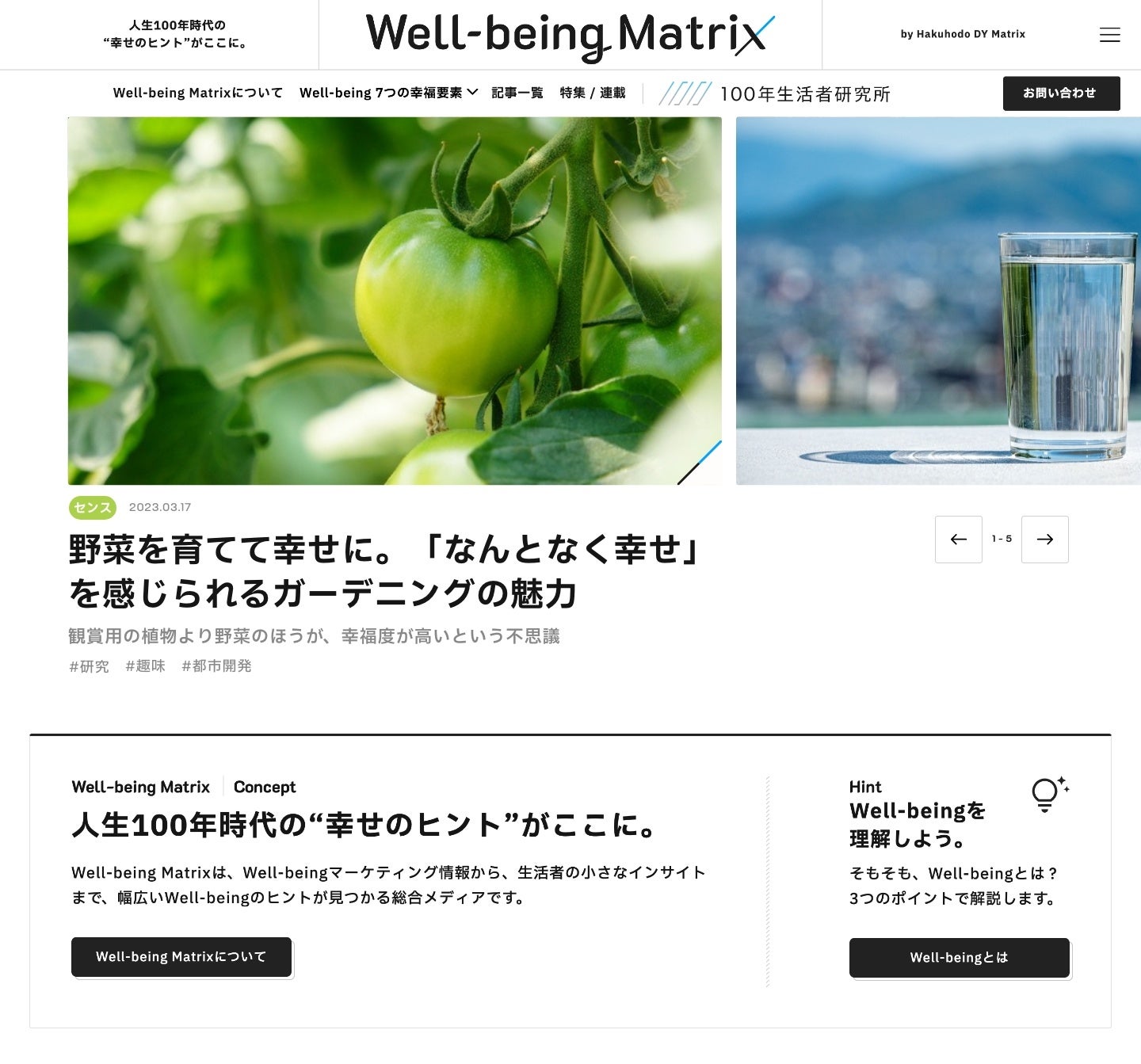 「Well-being Matrix」イメージ1