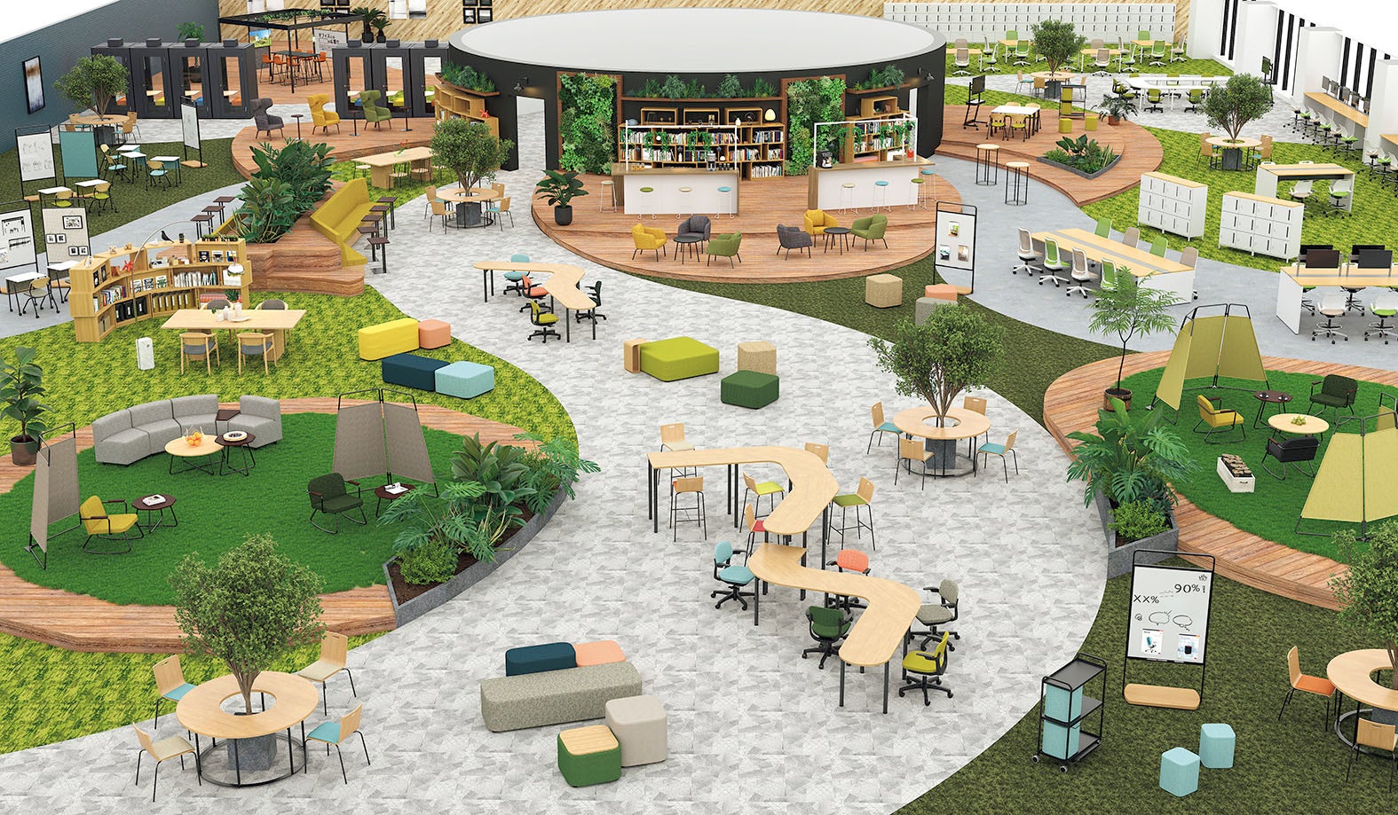 VIIPOO ベンチクッション、背もたれ付き屋外ガーデンベンチシート