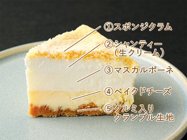 5層の断面