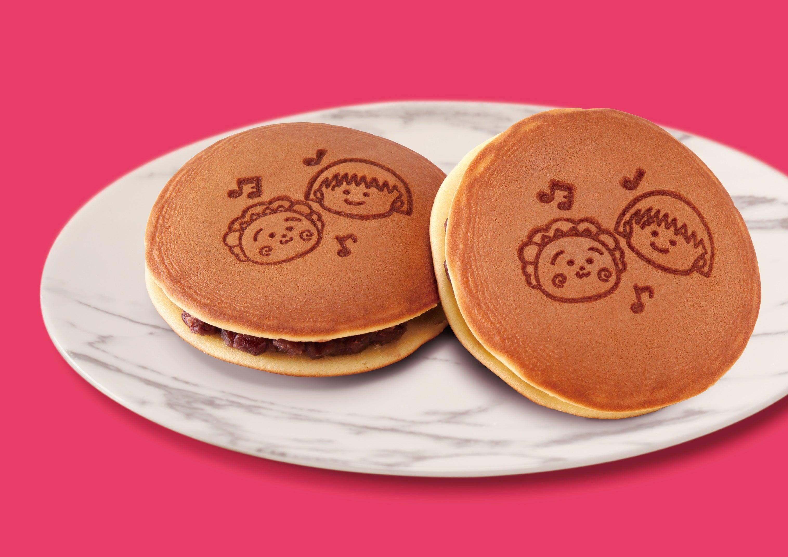 口福堂「MARUKO&COJICOJIどら焼」焼き印