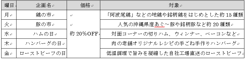 柿安 お値打ちカレンダー