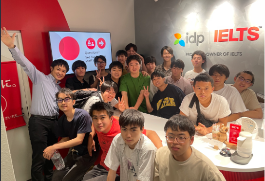 IELTS本試験の受験を終えたグローバルコース1期生（高３）