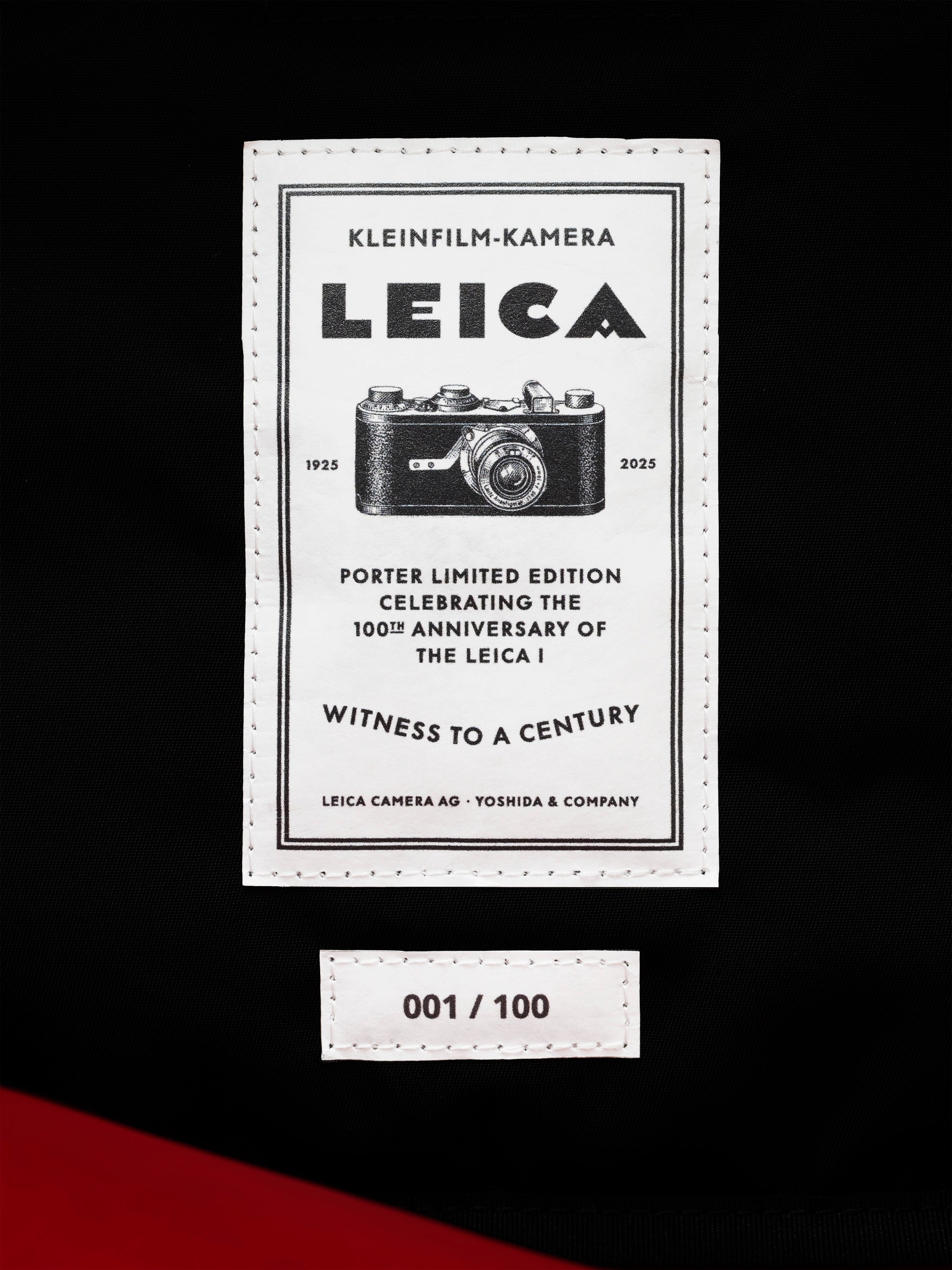 ライカI」誕生100周年と吉田カバン創業90周年を記念した