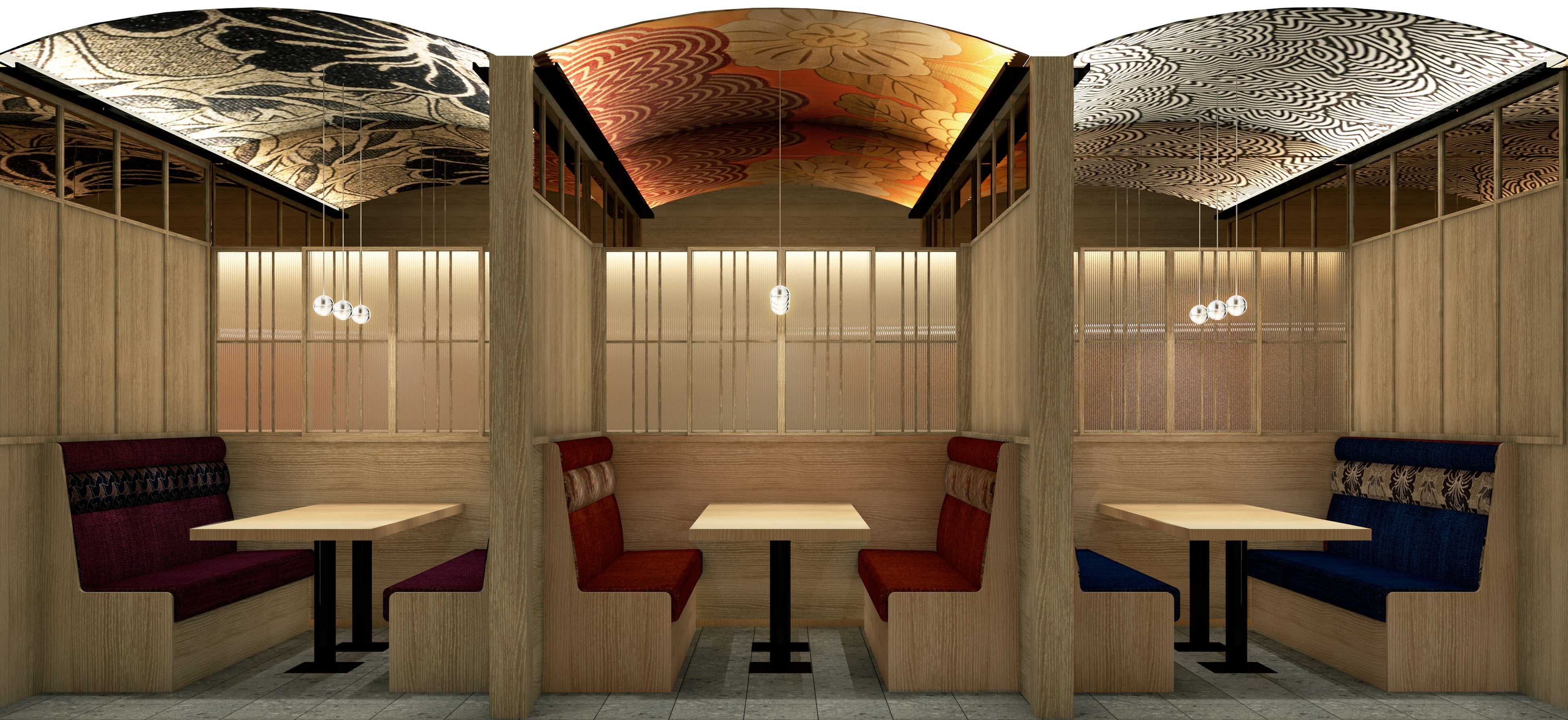 「鮨 銀座おのでら 大阪店」内観イメージCG